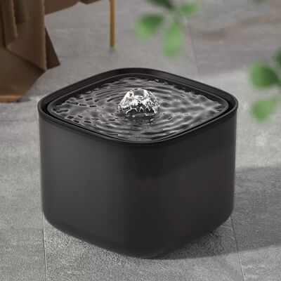INF Fontaine à eau automatique pour animaux de compagnie - Capacité de 3L, Gris - Publicité INF Fontaine à eau automatique pour animaux de compagnie - Capacité de 3L, Gris - Publicité