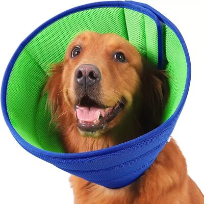 INF Collier Anti-Léchage et Morsure pour Chien et Chat, Cône de Protection pour Toilettage et Guérison des Plaies L - Publicité INF Collier Anti-Léchage et Morsure pour Chien et Chat, Cône de Protection pour Toilettage et Guérison des Plaies L - Publicité