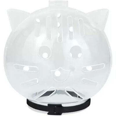 INF Petite muselière transparente pour chat (2-5 kg) - Anti-morsure, Anti-griffure, Anti-léchage - Publicité INF Petite muselière transparente pour chat (2-5 kg) - Anti-morsure, Anti-griffure, Anti-léchage - Publicité