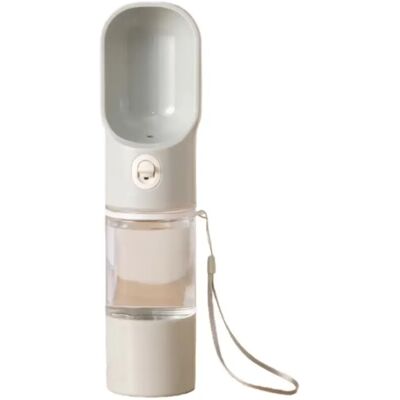 INF Bouteille d'eau portable pour animaux - Utilisation à une main, Conception anti-fuite pour l'extérieur Gris - Publicité INF Bouteille d'eau portable pour animaux - Utilisation à une main, Conception anti-fuite pour l'extérieur Gris - Publicité