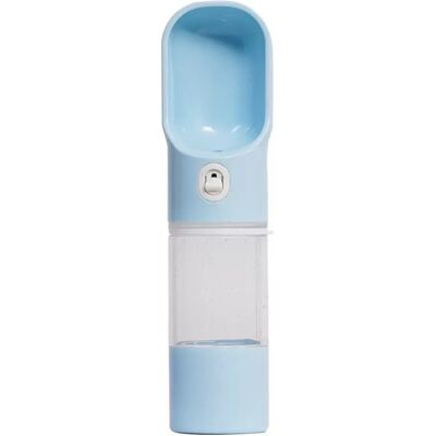 INF Bouteille d'eau portable pour animaux - Utilisation à une main, Conception anti-fuite pour l'extérieur Bleu - Publicité INF Bouteille d'eau portable pour animaux - Utilisation à une main, Conception anti-fuite pour l'extérieur Bleu - Publicité