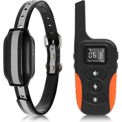 INF Collier de dressage pour chien à distance - Dresseur rechargeable sans choc, portée de 1000 m, étanche IP67, 9 sons et 9 - Publicité INF Collier de dressage pour chien à distance - Dresseur rechargeable sans choc, portée de 1000 m, étanche IP67, 9 sons et 9 - Publicité