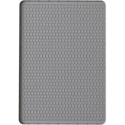 INF Tapis de litière en silicone pour chat - Tapis extra-large imperméable et anti-déversement à rayures droites Gris - Publicité INF Tapis de litière en silicone pour chat - Tapis extra-large imperméable et anti-déversement à rayures droites Gris - Publicité