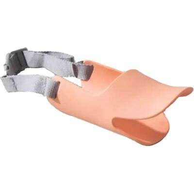 INF Muselière pour animal en silicone souple réglable - Bec de canard respirant anti-aboiement anti-morsure avec sangle nylon M Rose - Publicité INF Muselière pour animal en silicone souple réglable - Bec de canard respirant anti-aboiement anti-morsure avec sangle nylon M Rose - Publicité