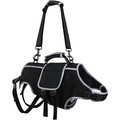 INF Harnais de soutien mobilité pour chien senior - Sangle d'assistance en polyester pour animaux âgés et handicapés, stabilité XL - Publicité INF Harnais de soutien mobilité pour chien senior - Sangle d'assistance en polyester pour animaux âgés et handicapés, stabilité XL - Publicité