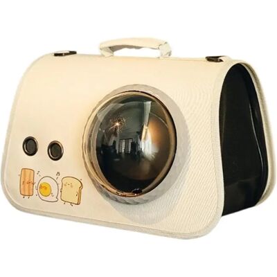 INF Sac à dos transporteur capsule spatiale pour animaux – Ventilation sur trois côtés respirante, hublot teinté, sac de voyage - Publicité INF Sac à dos transporteur capsule spatiale pour animaux – Ventilation sur trois côtés respirante, hublot teinté, sac de voyage - Publicité