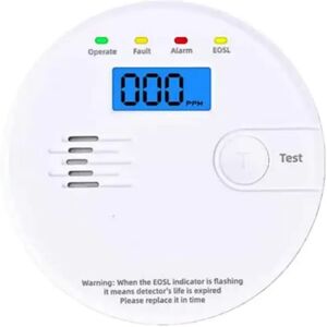 INF Détecteur de Monoxyde de Carbone - Alerte Vocale & Lumineuse, Détection 360°, Affichage Temps Réel - Publicité INF Détecteur de Monoxyde de Carbone - Alerte Vocale & Lumineuse, Détection 360°, Affichage Temps Réel - Publicité