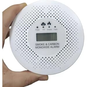 INF Détecteur de fumée et de monoxyde de carbone : Alarme sonore et visuelle avec affichage numérique, alimenté par batterie - Publicité INF Détecteur de fumée et de monoxyde de carbone : Alarme sonore et visuelle avec affichage numérique, alimenté par batterie - Publicité