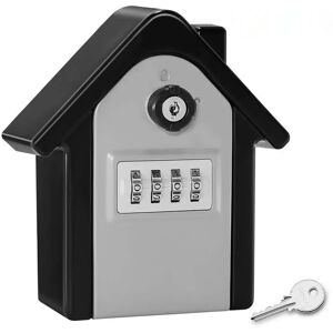 INF Boîte de verrouillage antivol de type petite maison, pour maison, entreprise Gris - Publicité INF Boîte de verrouillage antivol de type petite maison, pour maison, entreprise Gris - Publicité