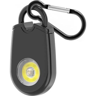 INF Alarme de sécurité personnelle à LED ultra-lumineuse - Alarme d'urgence 125 dB avec porte-clés Le noir - Publicité INF Alarme de sécurité personnelle à LED ultra-lumineuse - Alarme d'urgence 125 dB avec porte-clés Le noir - Publicité