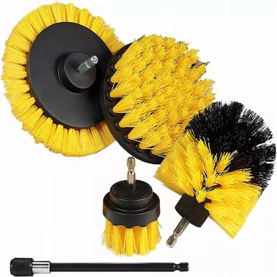 INF Brosse à récurer pour perceuse 5 pièces - Publicité INF Brosse à récurer pour perceuse 5 pièces - Publicité
