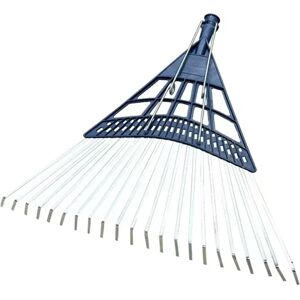 INF Râteau de jardin 22 dents - Râteau à feuilles robuste en fil d'acier avec manche détachable en 4 sections - Publicité INF Râteau de jardin 22 dents - Râteau à feuilles robuste en fil d'acier avec manche détachable en 4 sections - Publicité