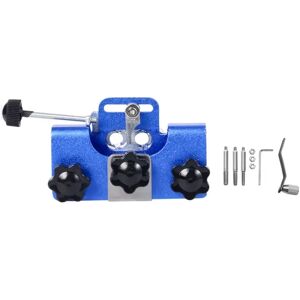 INF Affûteuse de chaîne de tronçonneuse manuelle portable - Affûtage de précision en acier allié avec manchon de guidage allongé Bleu - Publicité INF Affûteuse de chaîne de tronçonneuse manuelle portable - Affûtage de précision en acier allié avec manchon de guidage allongé Bleu - Publicité