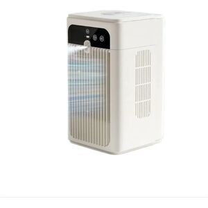 INF Mini ventilateur brumisateur rechargeable - Réservoir 370ml, 2 vitesses,