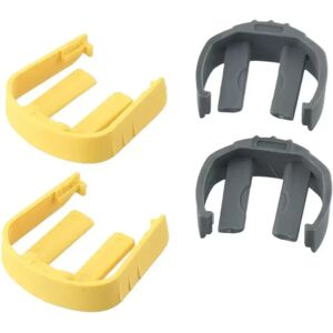 INF Ensemble de brosses latérales compatibles avec Karcher K2 - Remplacement ABS résistant à l'usure, lot de 4, montage facile