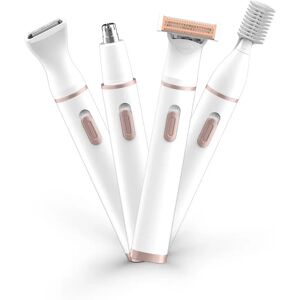 Tondeuse et rasoir électrique 4-en-1 pour femmes - Publicité Tondeuse et rasoir électrique 4-en-1 pour femmes - Publicité