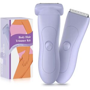 INF Épilateur électrique 2-en-1 : Tondeuse à double tête pour femmes Violet - Publicité INF Épilateur électrique 2-en-1 : Tondeuse à double tête pour femmes Violet - Publicité