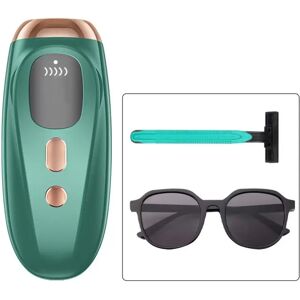 INF Épilateur Laser IPL - Prise EU, Réduction Définitive et Indolore des Poils pour Visage et Corps Vert - Publicité INF Épilateur Laser IPL - Prise EU, Réduction Définitive et Indolore des Poils pour Visage et Corps Vert - Publicité