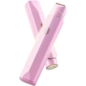 INF Tondeuse électrique rechargeable pour maillot et corps avec lames en acier inoxydable, double tête, étanche IPX6, USB-C Rose - Publicité INF Tondeuse électrique rechargeable pour maillot et corps avec lames en acier inoxydable, double tête, étanche IPX6, USB-C Rose - Publicité
