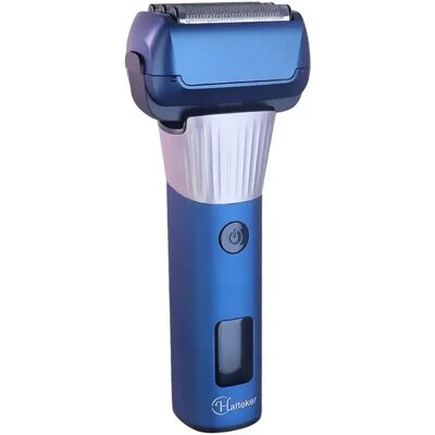 INF Rasoir électrique 5 lames pour hommes - Rasage sur peau sèche ou humide, écran LED, rasoir sans fil rechargeable Bleu - Publicité INF Rasoir électrique 5 lames pour hommes - Rasage sur peau sèche ou humide, écran LED, rasoir sans fil rechargeable Bleu - Publicité