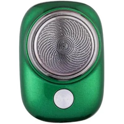 INF Rasoir Électrique Mini - Portable USB Rechargeable, 3 Têtes Rotatives, Tête Détachable Lavable et Moteur Faible Bruit Vert - Publicité INF Rasoir Électrique Mini - Portable USB Rechargeable, 3 Têtes Rotatives, Tête Détachable Lavable et Moteur Faible Bruit Vert - Publicité