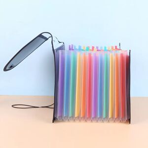 INF Chemise à soufflet multicolore avec 13 pochettes, format A4 - Publicité INF Chemise à soufflet multicolore avec 13 pochettes, format A4 - Publicité