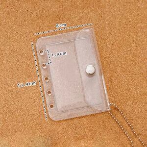 INF Porte-cartes pour cahiers - Reliure à 5 anneaux Transparent - Publicité INF Porte-cartes pour cahiers - Reliure à 5 anneaux Transparent - Publicité
