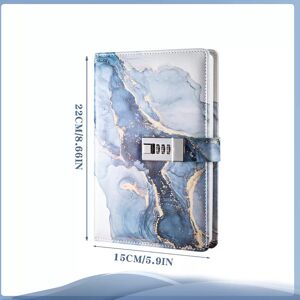 INF Carnet de notes avec verrouillage UV - Journal A5 avec mot de passe Bleu foncé - Publicité INF Carnet de notes avec verrouillage UV - Journal A5 avec mot de passe Bleu foncé - Publicité