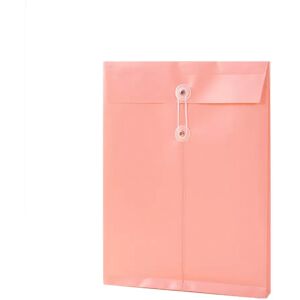 INF Chemise à rabat A4 Rose avec Fermeture à Corde - Design Vertical (Lot de 10) - Publicité INF Chemise à rabat A4 Rose avec Fermeture à Corde - Design Vertical (Lot de 10) - Publicité