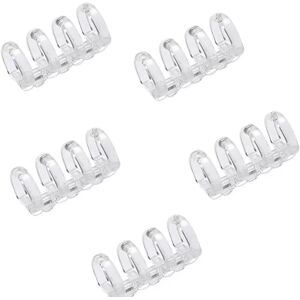 INF Lot de 10 Clips de Reliure Transparents à 4 Trous pour Bricolage - Publicité INF Lot de 10 Clips de Reliure Transparents à 4 Trous pour Bricolage - Publicité