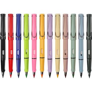 INF Ensemble de 12 crayons de couleur effaçables pour étudiants - Pointe spirale, sans affûtage - Publicité INF Ensemble de 12 crayons de couleur effaçables pour étudiants - Pointe spirale, sans affûtage - Publicité