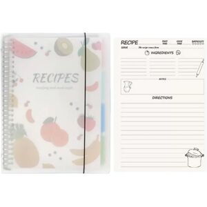 INF Journal de Recettes DIY - Classeur de Cuisine Vierge pour la Cuisine Maison, 80 Feuilles - Publicité INF Journal de Recettes DIY - Classeur de Cuisine Vierge pour la Cuisine Maison, 80 Feuilles - Publicité