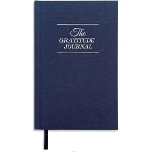 INF Journal de Gratitude A5 - Carnet en Lin à Couverture Rigide avec Papier Épais Bleu - Publicité INF Journal de Gratitude A5 - Carnet en Lin à Couverture Rigide avec Papier Épais Bleu - Publicité