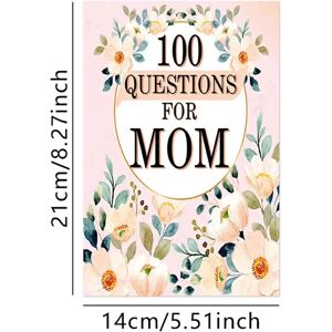 INF Journal de 100 Questions pour Maman - Un Livre de Souvenirs pour une Connexion Significative - Publicité INF Journal de 100 Questions pour Maman - Un Livre de Souvenirs pour une Connexion Significative - Publicité