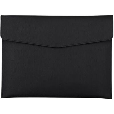 INF Porte-documents en cuir PU noir avec fermeture magnétique - Publicité INF Porte-documents en cuir PU noir avec fermeture magnétique - Publicité