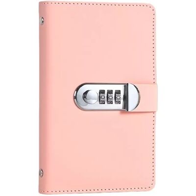 INF Organisateur de caisse A6 avec verrouillage par mot de passe - Classeur d'argent en cuir PU avec 50 feuilles Rose - Publicité INF Organisateur de caisse A6 avec verrouillage par mot de passe - Classeur d'argent en cuir PU avec 50 feuilles Rose - Publicité