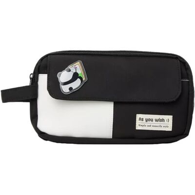 INF Trousse Oxford Double Face : Organisateur de stylos minimaliste et grande capacité - Publicité INF Trousse Oxford Double Face : Organisateur de stylos minimaliste et grande capacité - Publicité