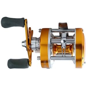 INF Moulinet à tambour Gold 40 gaucher – Frein centrifuge, alarme sonore de touche, bobine résistante à la corrosion - Publicité INF Moulinet à tambour Gold 40 gaucher – Frein centrifuge, alarme sonore de touche, bobine résistante à la corrosion - Publicité