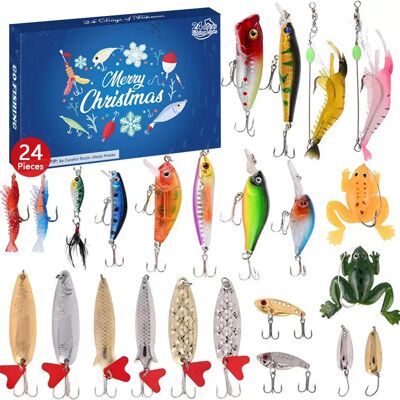 INF Coffret Mystère de Leurres de Pêche - 24 Pièces - Publicité INF Coffret Mystère de Leurres de Pêche - 24 Pièces - Publicité