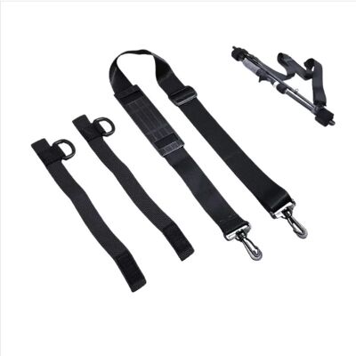 INF Bandoulière de transport multifonctionnelle et réglable pour canne à pêche - Porte-canne portable - Publicité INF Bandoulière de transport multifonctionnelle et réglable pour canne à pêche - Porte-canne portable - Publicité