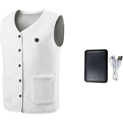 INF Gilet Chauffant 8 Zones avec Batterie 10000mAh - Contrôle de Température USB XXXL - Publicité INF Gilet Chauffant 8 Zones avec Batterie 10000mAh - Contrôle de Température USB XXXL - Publicité