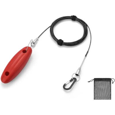 INF Stringer pour leurres extérieur petit - Broche en acier inoxydable 304, câble en acier gainé 3mm, flotteur anti-emmêlement - Publicité INF Stringer pour leurres extérieur petit - Broche en acier inoxydable 304, câble en acier gainé 3mm, flotteur anti-emmêlement - Publicité