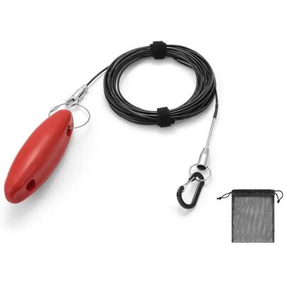 INF Stringer à leurres extérieur 8m - Petit, Acier inoxydable 304 et alliage d'aluminium, Anti-emmêlement, Dégagement rapide - Publicité INF Stringer à leurres extérieur 8m - Petit, Acier inoxydable 304 et alliage d'aluminium, Anti-emmêlement, Dégagement rapide - Publicité