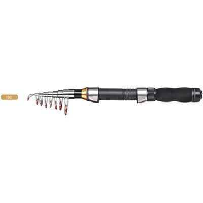 INF Canne à pêche télescopique 1.9m – Canne compacte en fibre de verre pour mer, leurre et glace avec mini sections - Publicité INF Canne à pêche télescopique 1.9m – Canne compacte en fibre de verre pour mer, leurre et glace avec mini sections - Publicité