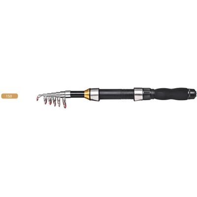 INF Canne de pêche de mer mini 1,5m - Canne télescopique portable en fibre de verre avec ABS et siège de moulinet en acier - Publicité INF Canne de pêche de mer mini 1,5m - Canne télescopique portable en fibre de verre avec ABS et siège de moulinet en acier - Publicité