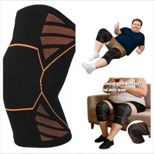 INF Genouillère de Sport Grande Taille Orange à Ions de Cuivre pour Fitness & Exercice XL - Publicité INF Genouillère de Sport Grande Taille Orange à Ions de Cuivre pour Fitness & Exercice XL - Publicité