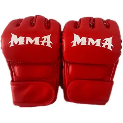INF Gants de Boxe Demi-Doigts - Entraînement MMA, Sparring et Sac de Frappe Rouge - Publicité INF Gants de Boxe Demi-Doigts - Entraînement MMA, Sparring et Sac de Frappe Rouge - Publicité