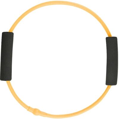 INF Bande de résistance 15lb – Boucle TPE jaune avec poignées en mousse pour renforcement corporel, étirements et yoga - Publicité INF Bande de résistance 15lb – Boucle TPE jaune avec poignées en mousse pour renforcement corporel, étirements et yoga - Publicité