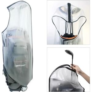 INF Housse de Pluie Transparente en PVC pour Sac de Golf - Protection Imperméable pour Votre Équipement - Publicité INF Housse de Pluie Transparente en PVC pour Sac de Golf - Protection Imperméable pour Votre Équipement - Publicité