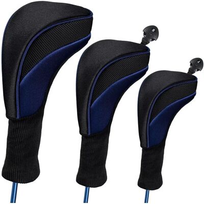 Housse de tête de golf INF Golfriver Bleu - Publicité Housse de tête de golf INF Golfriver Bleu - Publicité